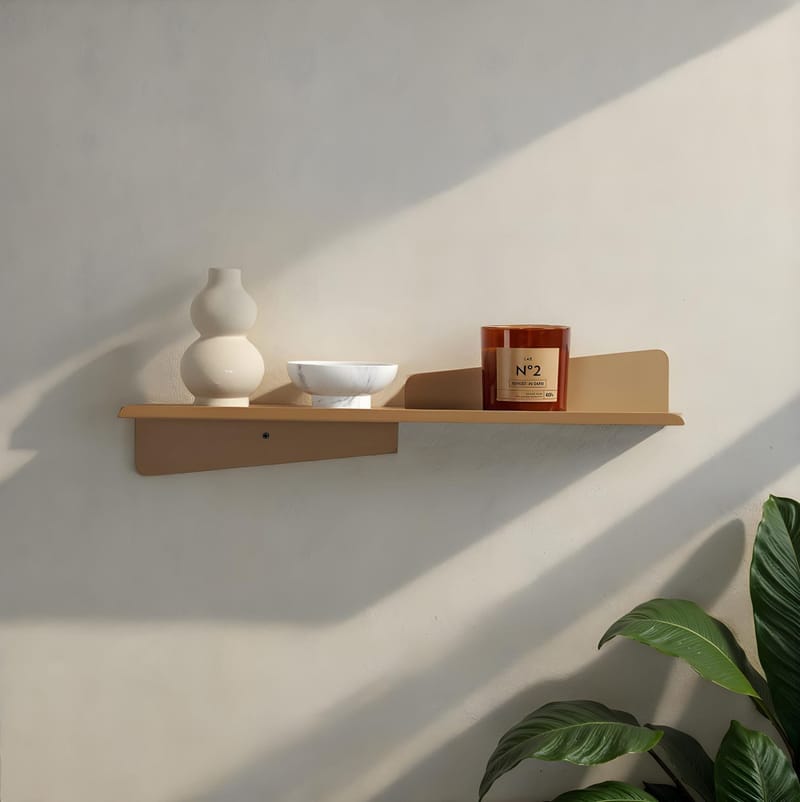 Jorricon væghylde 60 cm - Taupe - Opbevaring - Hylder & Reoler - Væghylde & vægreol