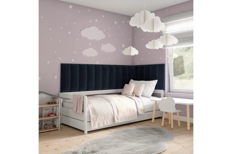 Quadratta Vægplade 210x60 cm - Mørk grå - Hus & renovering - Byggeri - Gulv, væg & tag - Gulv & vægbeklædning - Vægplader