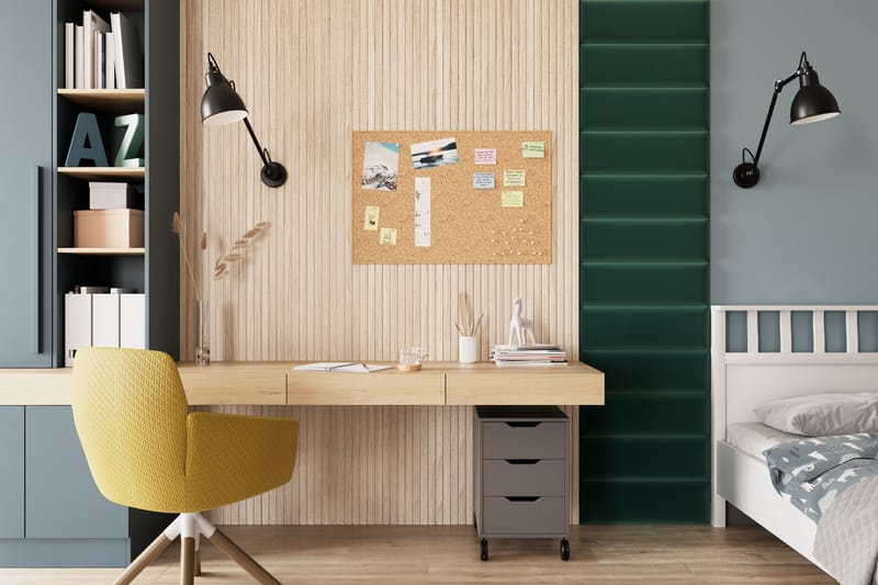 Quadratta Vægplade 50x240 cm, Grøn