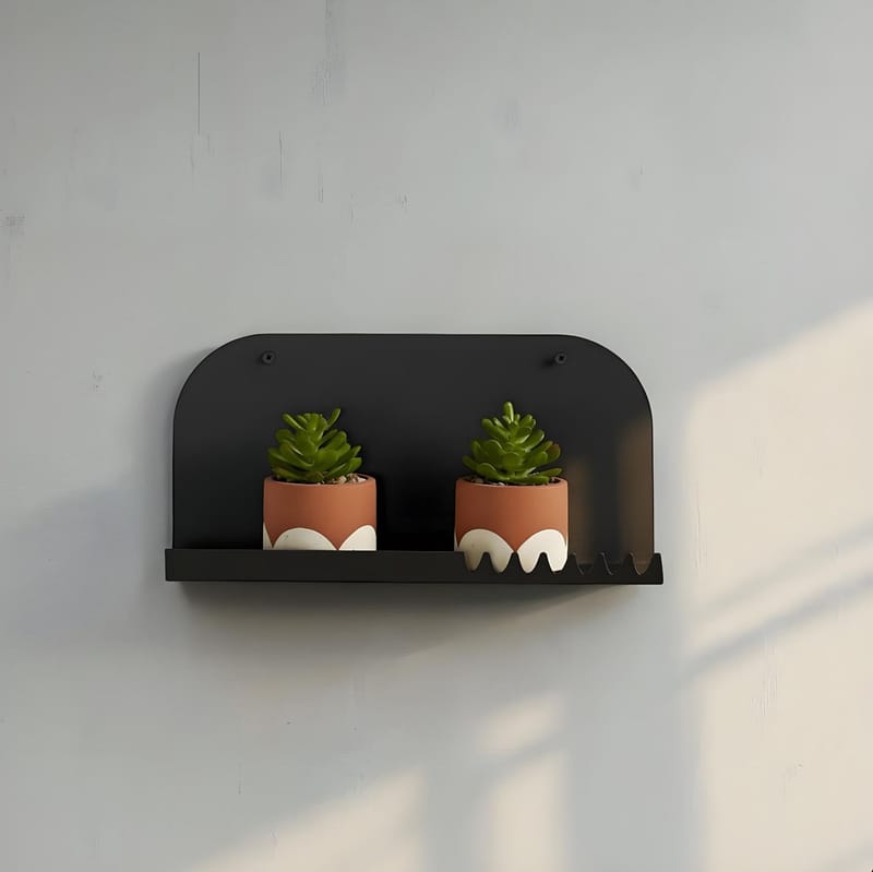 Serion væghylde 31 cm - Sort - Opbevaring - Hylder & Reoler - Væghylde & vægreol