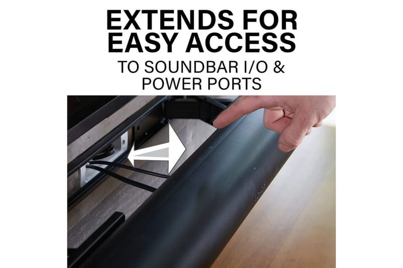 Vægbeslag Sanus til Sonos Arc Soundbar Hvid - Hvid - Hus & renovering - Byggeri - Gulv, væg & tag - Gulv & vægbeklædning - Vægplader