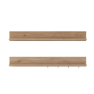Væghylde Wallxpert Bren (120 x 15 x 14,8 cm) valnød - valnød - Hus & renovering - Byggeri - Gulv, væg & tag - Gulv & vægbeklædning - Vægplader
