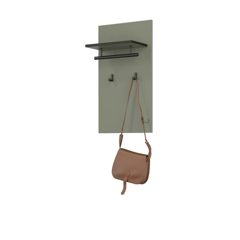 Vægpanel Kors med kroge - Grøn - Hus & renovering - Byggeri - Gulv, væg & tag - Gulv & vægbeklædning - Vægplader