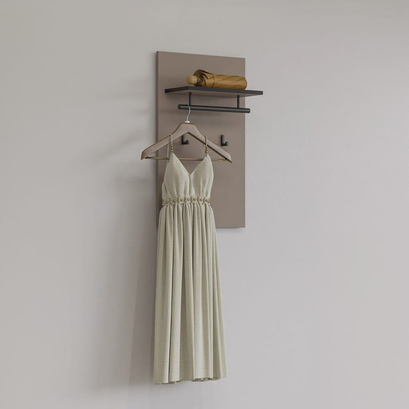 Vægpanel Kryds med Kroge - Congo - Hus & renovering - Byggeri - Gulv, væg & tag - Gulv & vægbeklædning - Vægplader