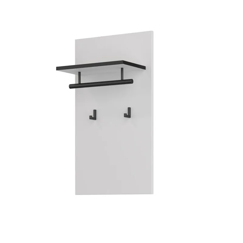 Vægpanel Kryds med Kroge - Hvid - Hus & renovering - Byggeri - Gulv, væg & tag - Gulv & vægbeklædning - Vægplader