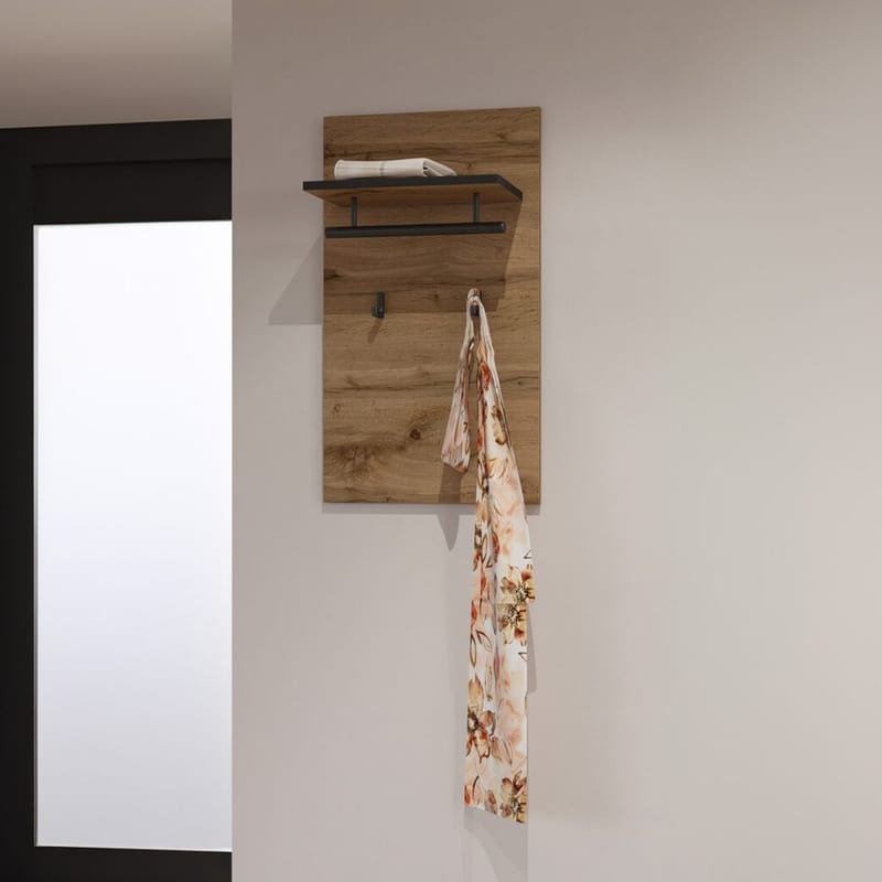 Vægpanel Kryds med Kroge - Wotan Eg - Hus & renovering - Byggeri - Gulv, væg & tag - Gulv & vægbeklædning - Vægplader