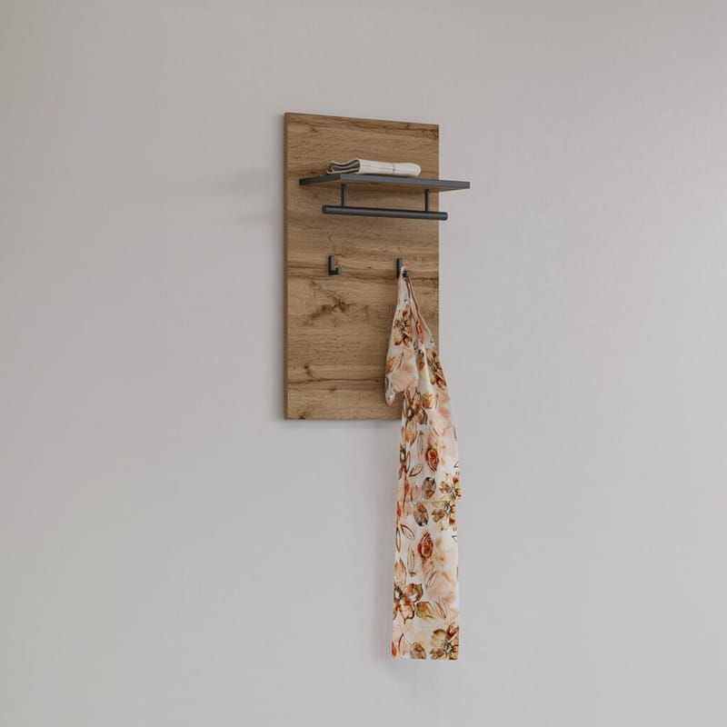 Vægpanel Kryds med Kroge - Wotan Eg - Hus & renovering - Byggeri - Gulv, væg & tag - Gulv & vægbeklædning - Vægplader