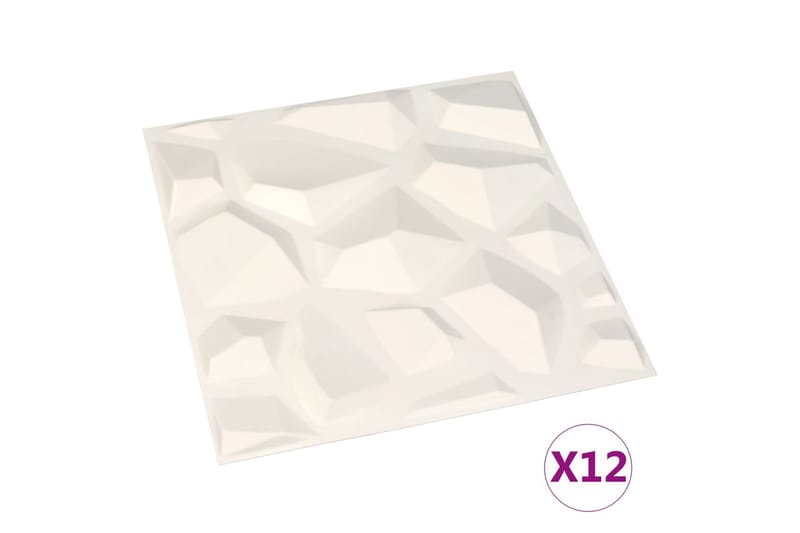 Vægpanel 12 Stk. 3D 0,5x0,5 M 3 M² - Hus & renovering - Byggeri - Gulv, væg & tag - Gulv & vægbeklædning - Vægpanel & panelplade