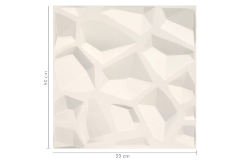 Vægpanel 12 Stk. 3D 0,5x0,5 M 3 M² - Hus & renovering - Byggeri - Gulv, væg & tag - Gulv & vægbeklædning - Vægpanel & panelplade