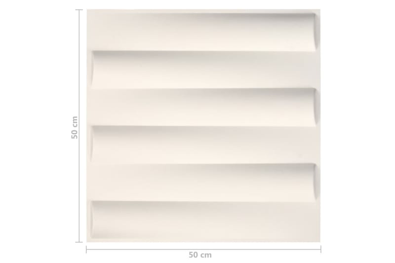Vægpanel 24 Stk. 3D 0,5x0,5 M 6 M² - Hus & renovering - Byggeri - Gulv, væg & tag - Gulv & vægbeklædning - Vægpanel & panelplade