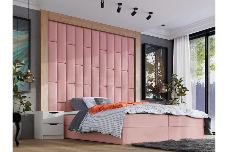 Zaratuz Väggpanel 20x80 cm Light pink - Hus & renovering - Byggeri - Gulv, væg & tag - Gulv & vægbeklædning - Vægpanel & panelplade