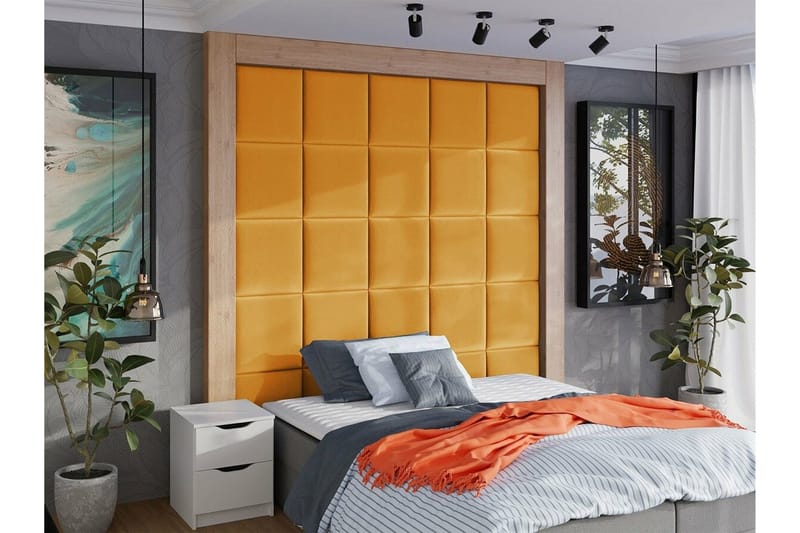 Zaratuz Väggpanel 42x42 cm Yellow - Hus & renovering - Byggeri - Gulv, væg & tag - Gulv & vægbeklædning - Vægpanel & panelplade