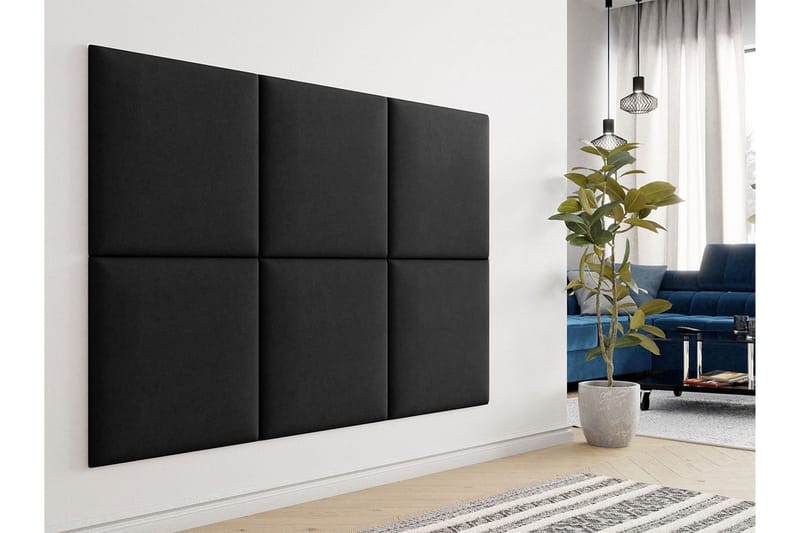 Zaratuz Väggpanel 60x60 cm Black - Hus & renovering - Byggeri - Gulv, væg & tag - Gulv & vægbeklædning - Vægpanel & panelplade