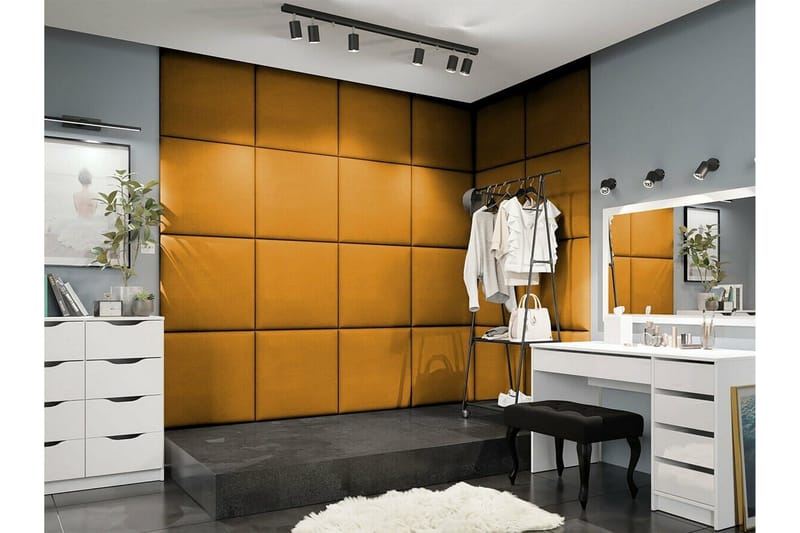 Zaratuz Väggpanel 60x60 cm Dark yellow - Hus & renovering - Byggeri - Gulv, væg & tag - Gulv & vægbeklædning - Vægpanel & panelplade