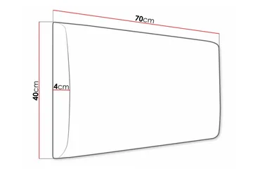 Zaratuz Vægpanel 40x70 cm - Mørkebrun - Hus & renovering - Byggeri - Gulv, væg & tag - Gulv & vægbeklædning - Vægpanel & panelplade
