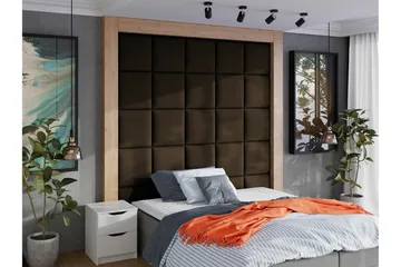 Zaratuz Vægpanel 42x42 cm - Brun - Hus & renovering - Byggeri - Gulv, væg & tag - Gulv & vægbeklædning - Vægpanel & panelplade