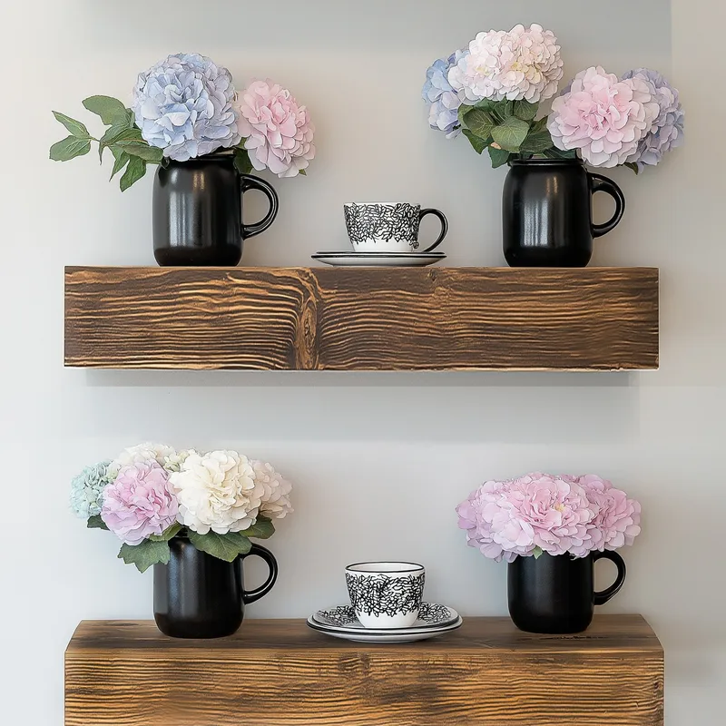 Decorative Wooden Wall Shelf Hanah Home, undefined