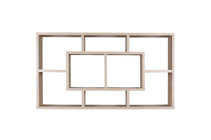 Vægreol Wohnling PAOLA melaminbelagt MDF, opbevaringshylde, vægmonteret, moderne stil Sonoma - Sonoma - Hus & renovering - Byggeri - Gulv, væg & tag - Gulv & vægbeklædning - Vægplader