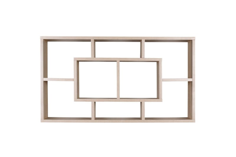 Vægreol Wohnling PAOLA melaminbelagt MDF, opbevaringshylde, vægmonteret, moderne stil Sonoma - Sonoma - Opbevaring - Hylder & Reoler - Væghylde & vægreol