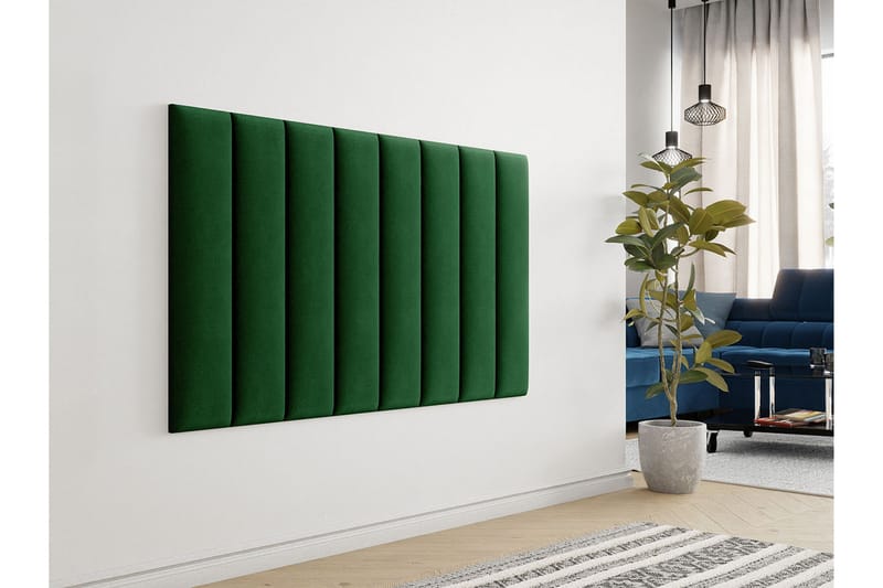 Zaratuz Vægpanel 20x80 cm - Mørkegrøn - Vægpanel & panelplade