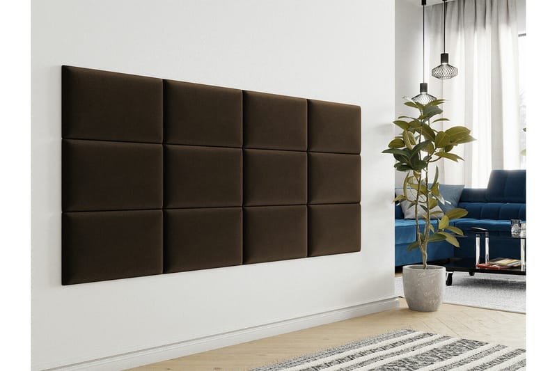Zaratuz Vægpanel 30x50 cm - Mørkebrun - Vægpanel & panelplade