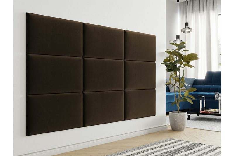 Zaratuz Vægpanel 40x70 cm - Mørkebrun - Vægpanel & panelplade