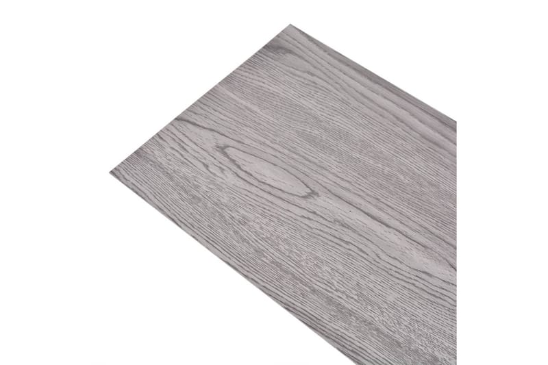 PVC-gulvbrædder 4,46 mÂ² 3 mm mørkegrå - Grå - Træflise balkon - Vinylgulv & plastik gulv - Gulvplader & plastikfliser