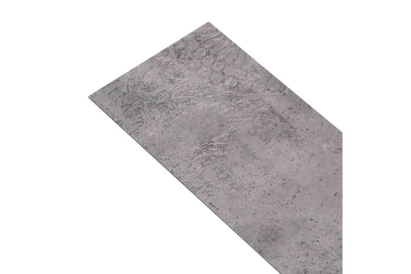PVC-gulvbrædder 5,26 mÂ² 2 mm cementbrun - Brun - Træflise balkon - Vinylgulv & plastik gulv - Gulvplader & plastikfliser