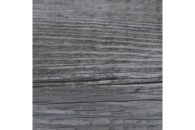 PVC-gulvbrædder 5,26 mÂ² 2 mm skinnende grå - Grå - Træflise balkon - Vinylgulv & plastik gulv - Gulvplader & plastikfliser