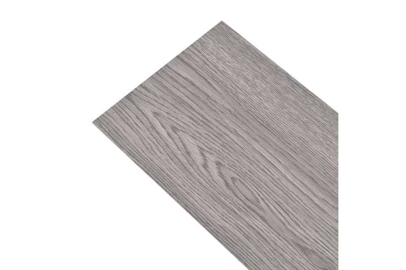 selvhæftende PVC-gulvplanker 5,21 m² 2 mm mørkegrå - Grå - Træflise balkon - Vinylgulv & plastik gulv - Gulvplader & plastikfliser