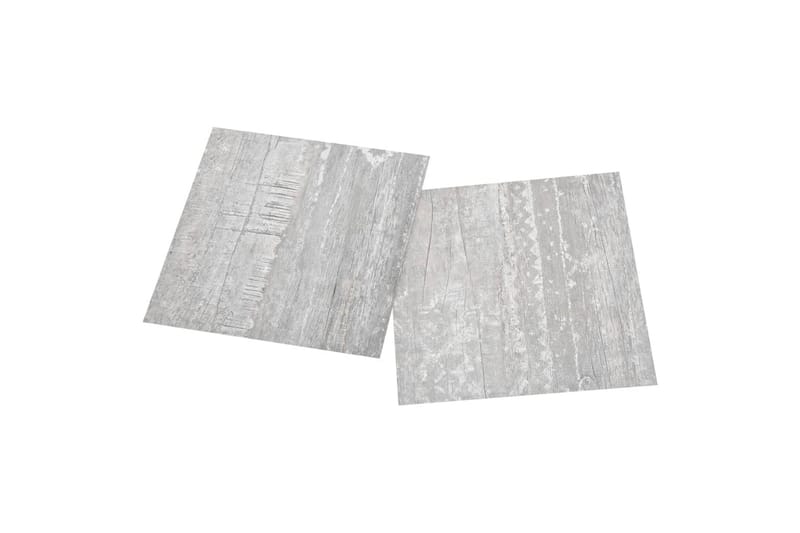 selvklæbende gulvbrædder 20 stk. 1,86 m² PVC grå - Grå - Træflise balkon - Vinylgulv & plastik gulv - Gulvplader & plastikfliser