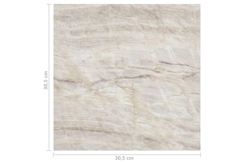 selvklæbende gulvbrædder 20 stk. 1,86 m² PVC beige - Beige - Hus & renovering - Byggeri - Gulv, væg & tag - Gulv - Vinylgulv & plastik gulv