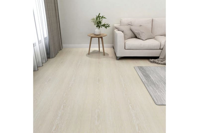selvklæbende gulvbrædder 20 stk. 1,86 m² PVC beige - Beige - Hus & renovering - Byggeri - Gulv, væg & tag - Gulv - Vinylgulv & plastik gulv