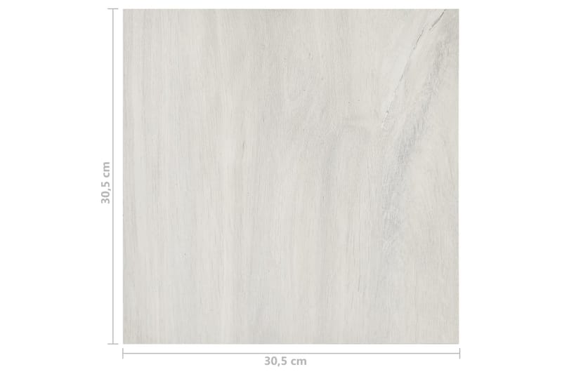 selvklæbende gulvbrædder 20 stk. 1,86 m² PVC - Creme - Hus & renovering - Byggeri - Gulv, væg & tag - Gulv - Vinylgulv & plastik gulv