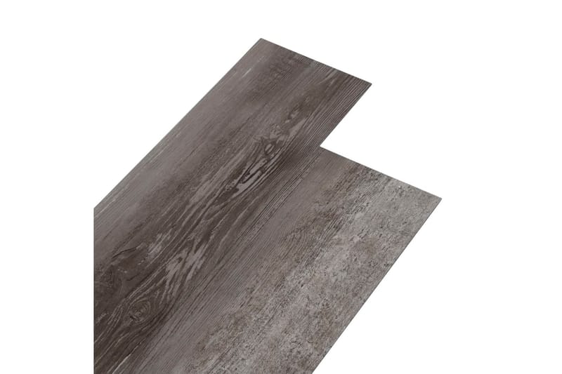 selvklæbende gulvbrædder 4,46 mÂ² 3 mm PVC stribet træ - Brun - Hus & renovering - Byggeri - Gulv, væg & tag - Gulv - Vinylgulv & plastik gulv