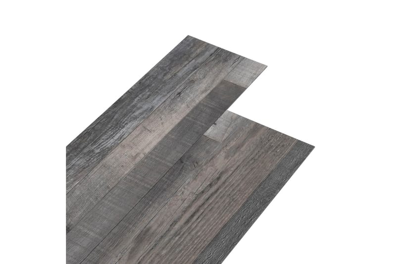 selvklæbende gulvbrædder 4,46 mÂ² 3 mm PVC industrielt træ - Brun - Træflise balkon - Vinylgulv & plastik gulv - Gulvplader & plastikfliser