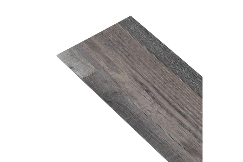 selvklæbende gulvbrædder 4,46 mÂ² 3 mm PVC industrielt træ - Brun - Træflise balkon - Vinylgulv & plastik gulv - Gulvplader & plastikfliser