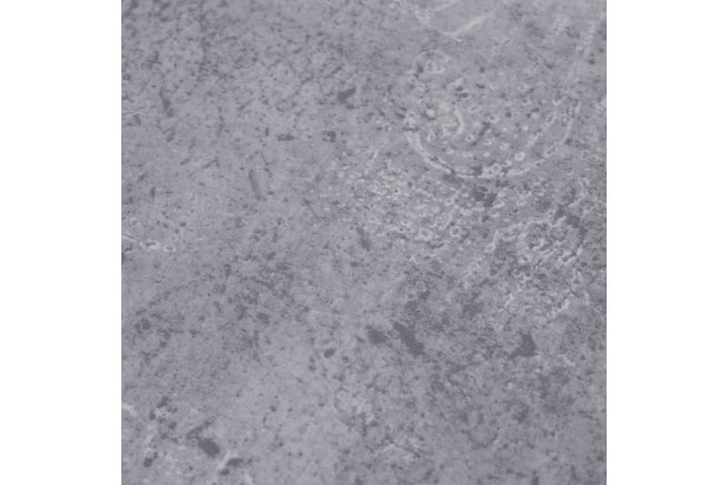 selvklæbende gulvbrædder 4,46 mÂ² 3 mm PVC cementgrå - Grå - Træflise balkon - Vinylgulv & plastik gulv - Gulvplader & plastikfliser