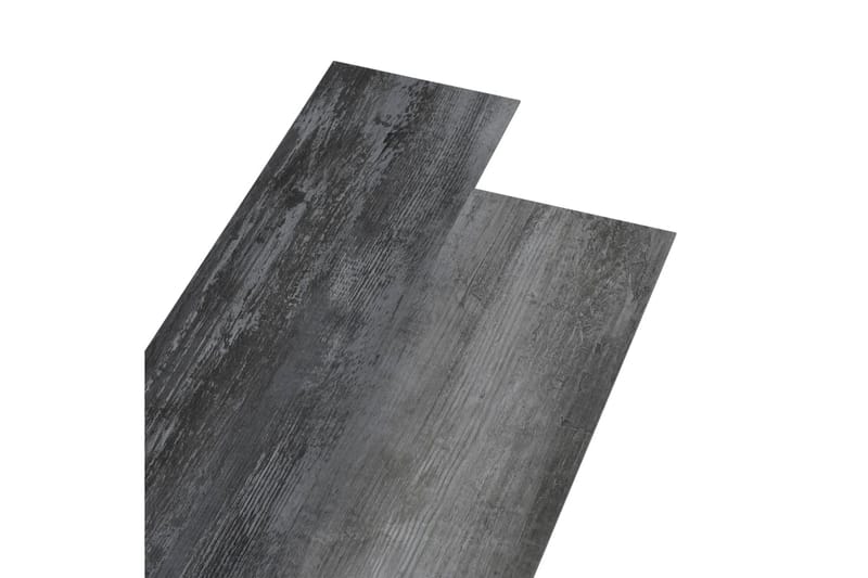 selvklæbende gulvbrædder 5,02 mÂ² 2 mm PVC skinnende grå - Grå - Hus & renovering - Byggeri - Gulv, væg & tag - Gulv - Vinylgulv & plastik gulv