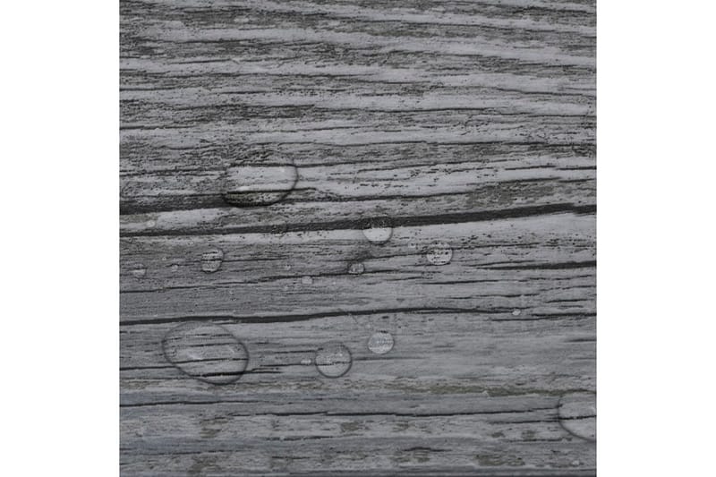 selvklæbende gulvbrædder 5,02 mÂ² 2 mm PVC skinnende grå - Grå - Træflise balkon - Vinylgulv & plastik gulv - Gulvplader & plastikfliser