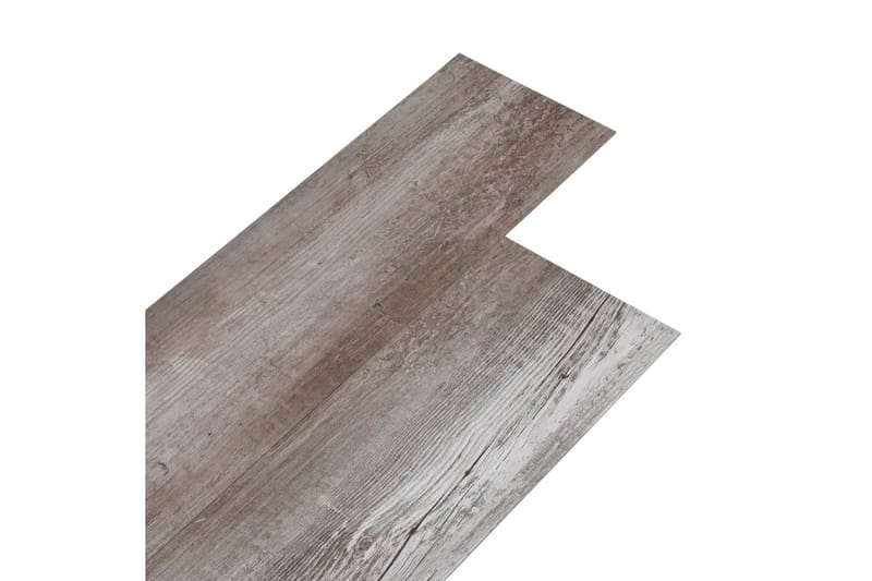 selvklæbende gulvbrædder 5,02 mÂ² 2 mm PVC mat træbrun - Brun - Træflise balkon - Vinylgulv & plastik gulv - Gulvplader & plastikfliser