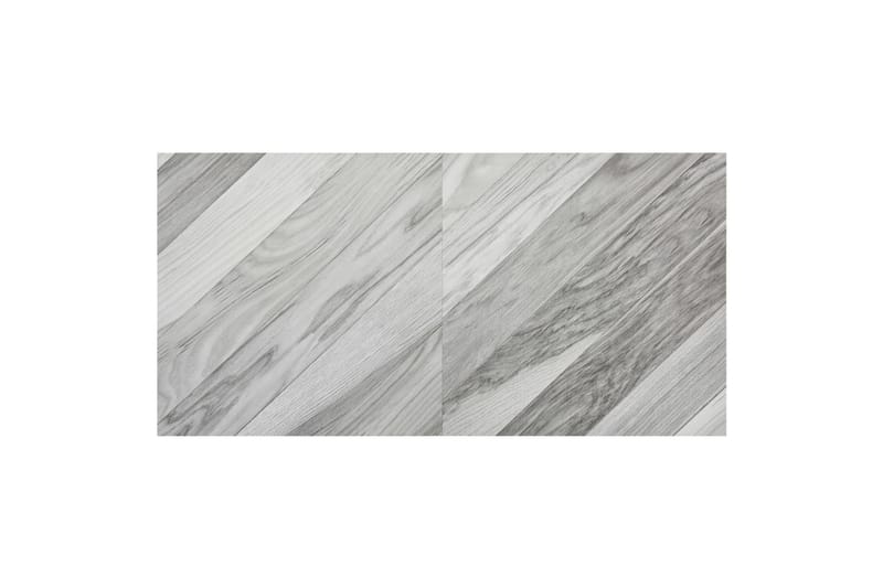 Selvklæbende Gulvbrædder 55 Stk. 5,11 M² Pvc Gråstribet - Grå - Hus & renovering - Byggeri - Gulv, væg & tag - Gulv - Vinylgulv & plastik gulv