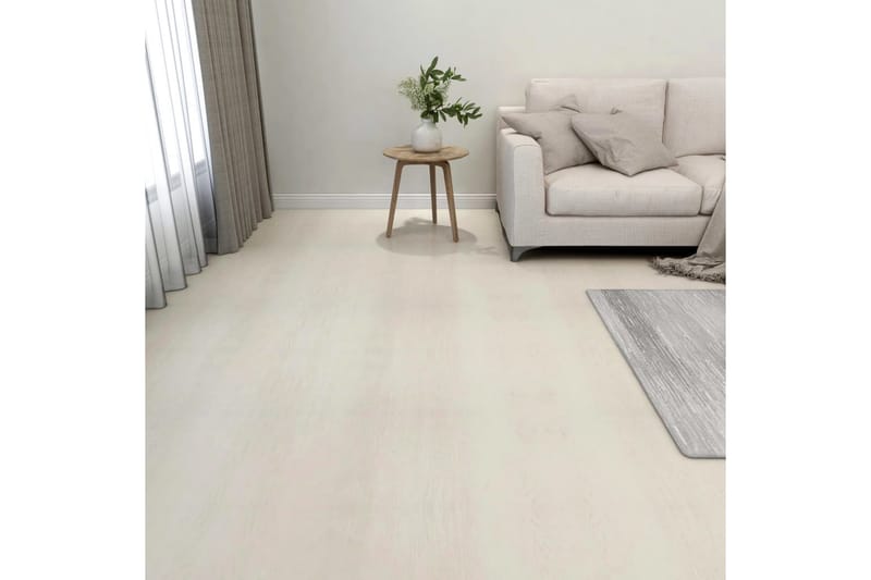 Selvklæbende Gulvbrædder 55 Stk. 5,11 M² Pvc Beige - Beige - Hus & renovering - Byggeri - Gulv, væg & tag - Gulv - Vinylgulv & plastik gulv