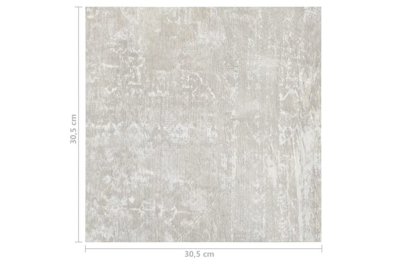 Selvklæbende Gulvbrædder 55 Stk. 5,11 M² Pvc Lysegrå - Grå - Hus & renovering - Byggeri - Gulv, væg & tag - Gulv - Vinylgulv & plastik gulv