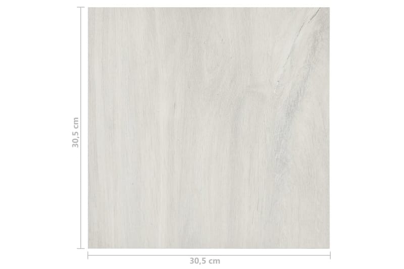 Selvklæbende Gulvbrædder 55 Stk. 5,11 M² Pvc Cremefarvet - Creme - Hus & renovering - Byggeri - Gulv, væg & tag - Gulv - Vinylgulv & plastik gulv