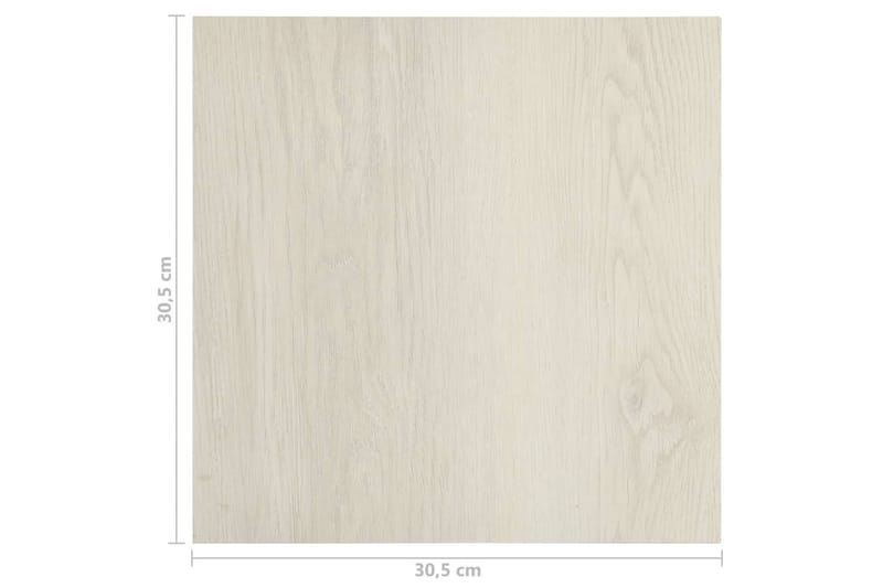 Selvklæbende Gulvbrædder 55 Stk. 5,11 M² Pvc Beige - Beige - Hus & renovering - Byggeri - Gulv, væg & tag - Gulv - Vinylgulv & plastik gulv