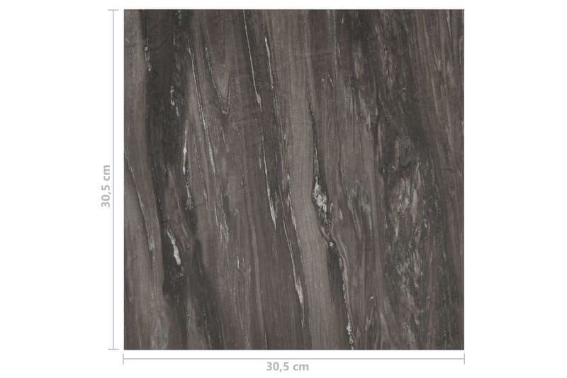 Selvklæbende Gulvbrædder 55 Stk. 5,11 M² Pvc Mørkegrå - Grå - Træflise balkon - Vinylgulv & plastik gulv - Gulvplader & plastikfliser