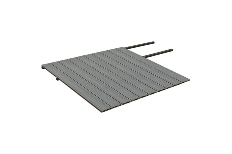 terrassebrædder med tilbehør WPC 20 m² 2,2 m brun og grå - Brun - Hus & renovering - Byggeri - Gulv, væg & tag - Gulv - Vinylgulv & plastik gulv
