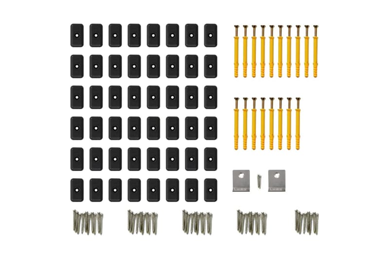 terrassebrædder med tilbehør WPC 20 m² 4 m brun og grå - Brun - Hus & renovering - Byggeri - Gulv, væg & tag - Gulv - Vinylgulv & plastik gulv