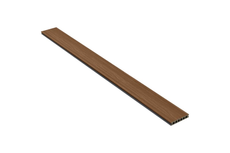 terrassebrædder med tilbehør WPC 30 m² 4 m brun og grå - Brun - Hus & renovering - Byggeri - Gulv, væg & tag - Gulv - Vinylgulv & plastik gulv